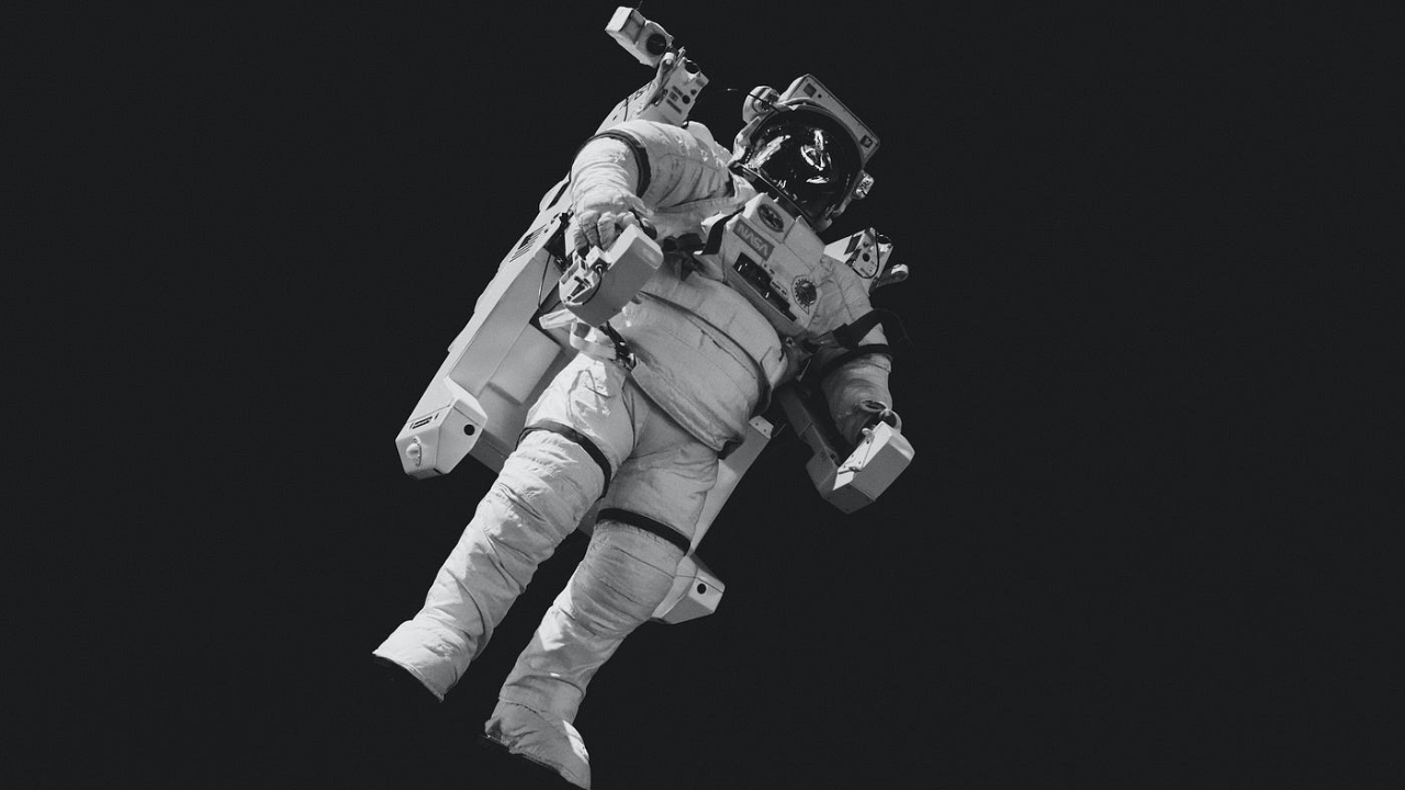 Human body in space