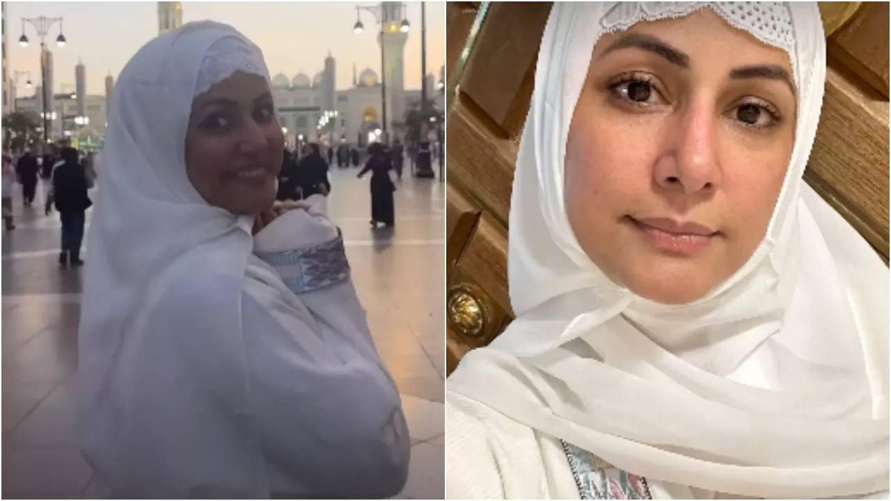 Hina Khan Gets Emotional As She Performs Umrah In Medina Again; Says 'I wept, wept and wept'