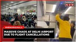 Massive Chaos At Delhi Airport Due To Flight Cancellations