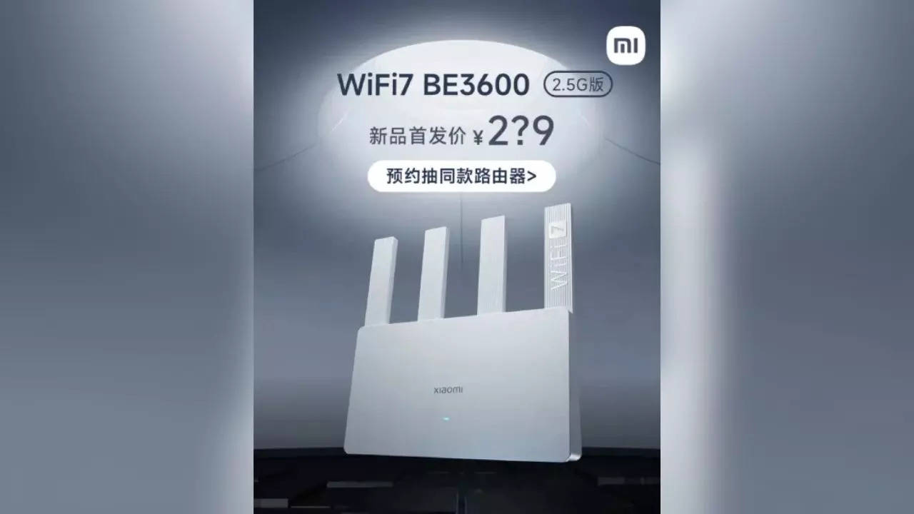 Xiaomi is launching its first-ever WiFi 7 router on January 30, pre-reserve  now open