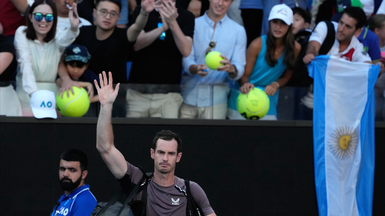 Andy Murray Australian open 2024 ap