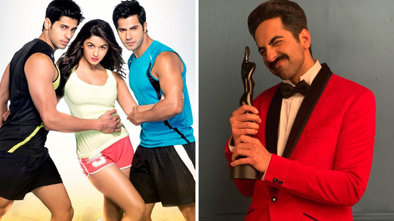 Varun Lauds Ayushmann After KJo Jokes About SOTY Cast Losing 'Best Debut' To Him At Filmfare Awards