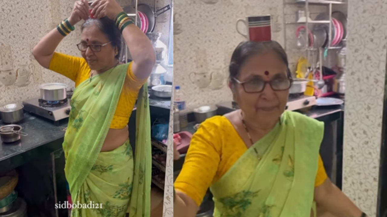 Grandma Masters Bobby Deol's Jamal Kudu Dance, Balances Tea Cup on Head | Viral Video