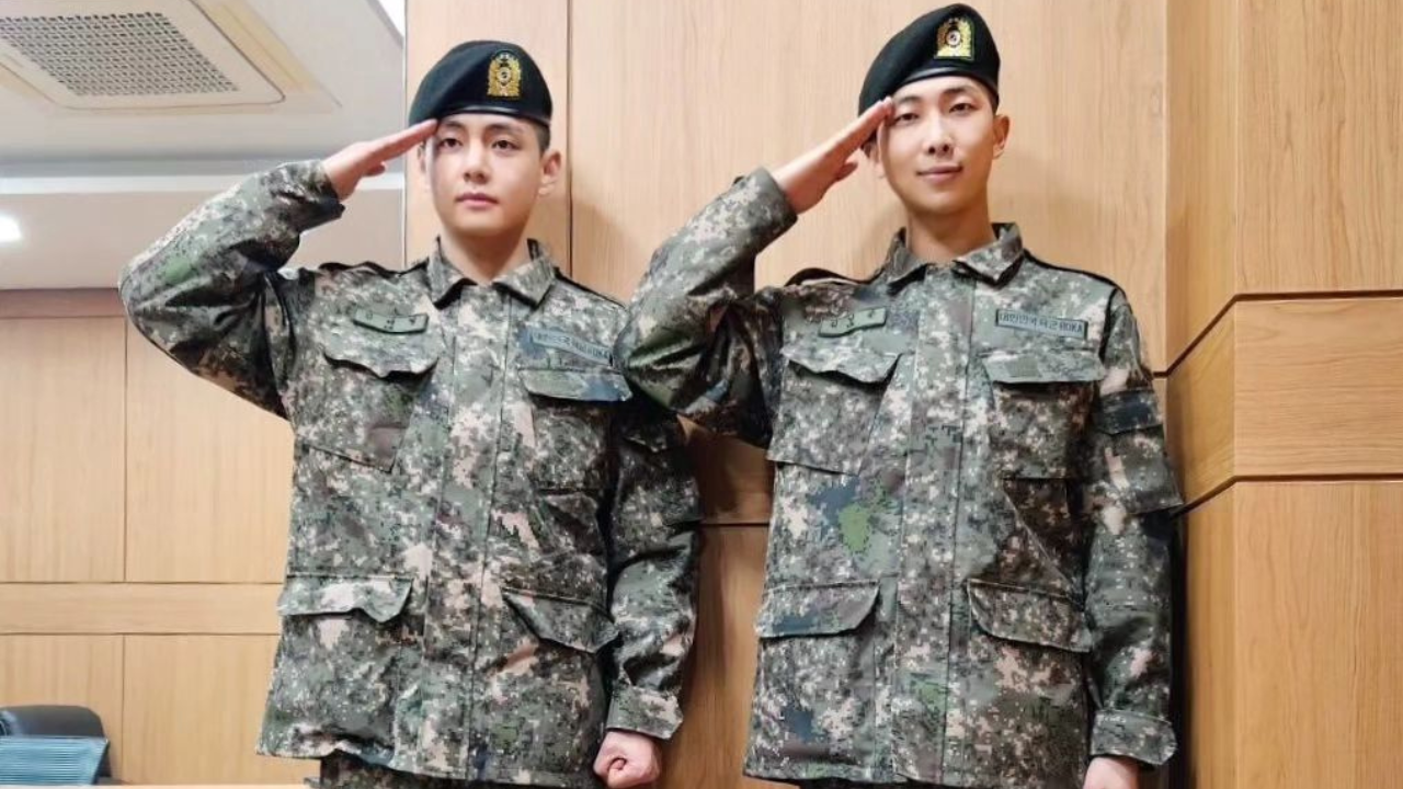 BTS' RM, V Graduate As Elite Military Trainees, Flaunt 'Loyalty' In Uniform