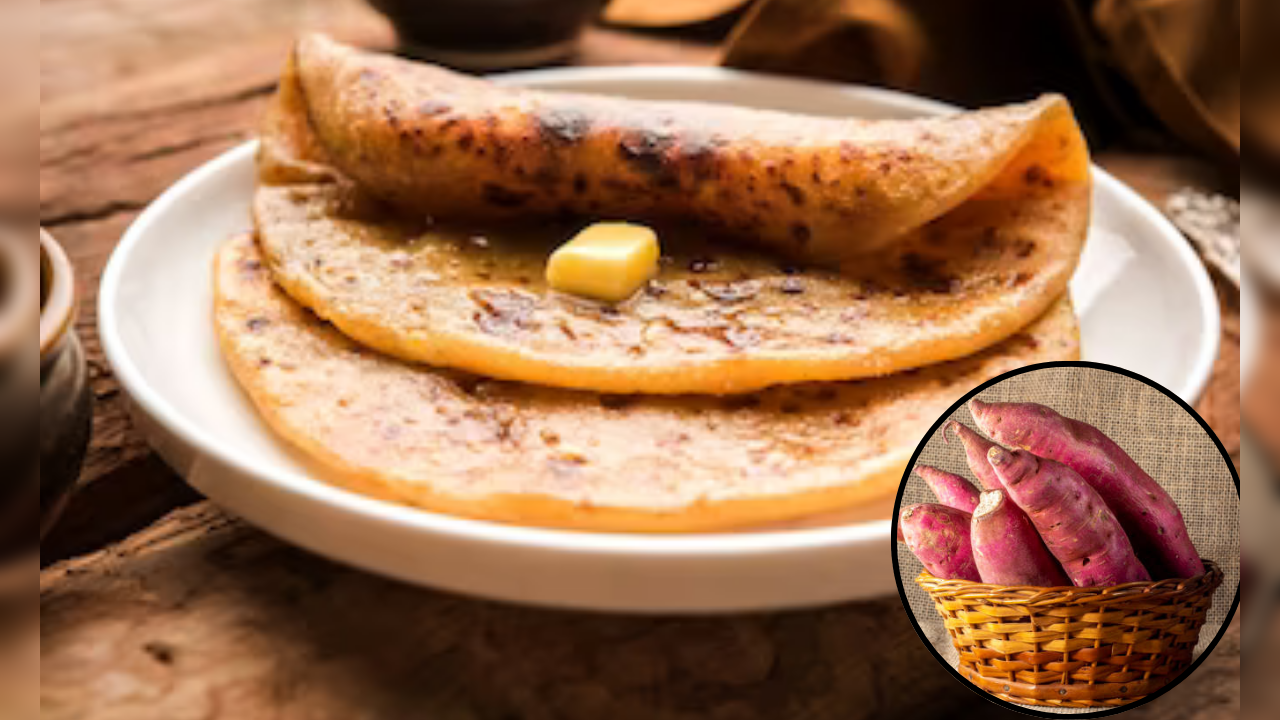 sweet potatoes puran poli easy and instant recipe in marathi