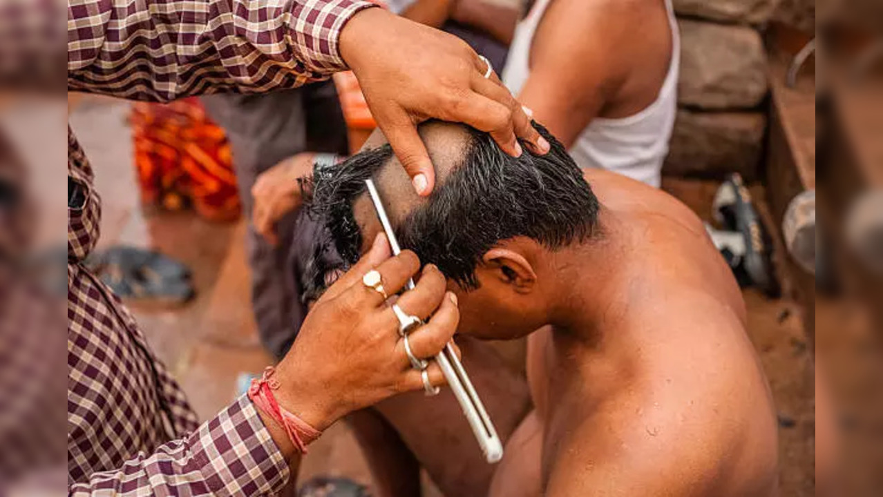 Mundan ceremony amongst Hindus