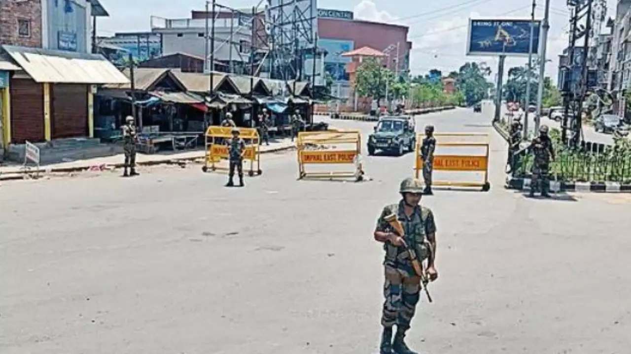 Curfew Imposed In Tengnoupal District After Attack On Security Forces