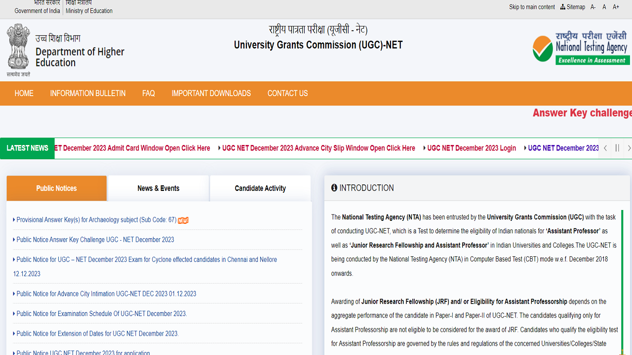 UGC NET Result 2024 Date, Time: NTA UGC NET Result Expected After 5pm, Links on These Websites