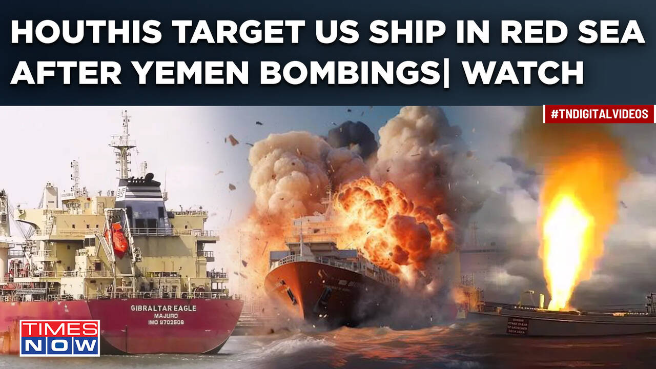 Watch houthis massive attack on us ship amidst simmering tensions on