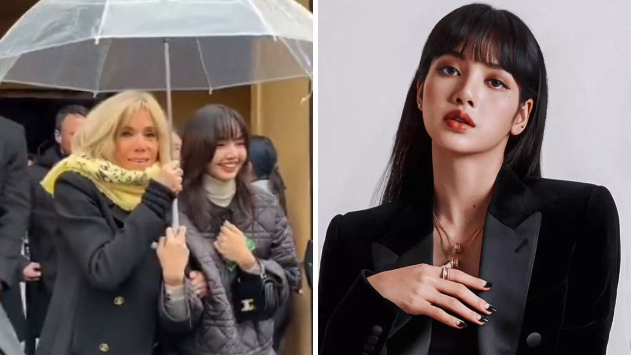 Blackpink's Lisa Walks Hand-In-Hand With France's First Lady Brigitte Macron In Paris