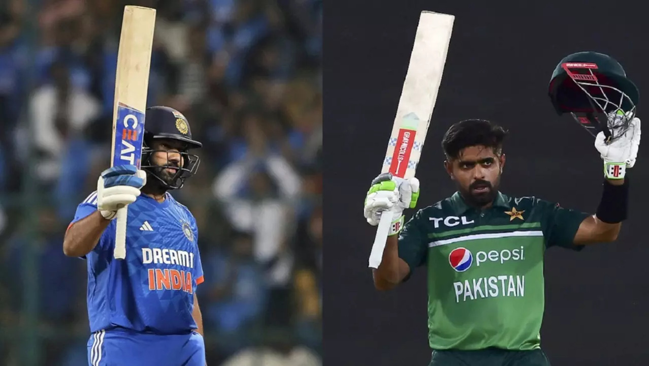 Rohit Sharma equals Babar Azam's world record