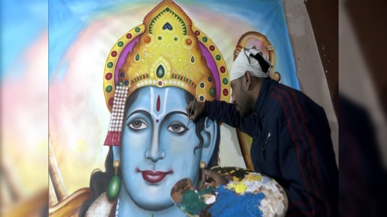 Punjab Artist Creates Majestic 10-Foot Lord Ram, Aims for Ram Mandir Recognition