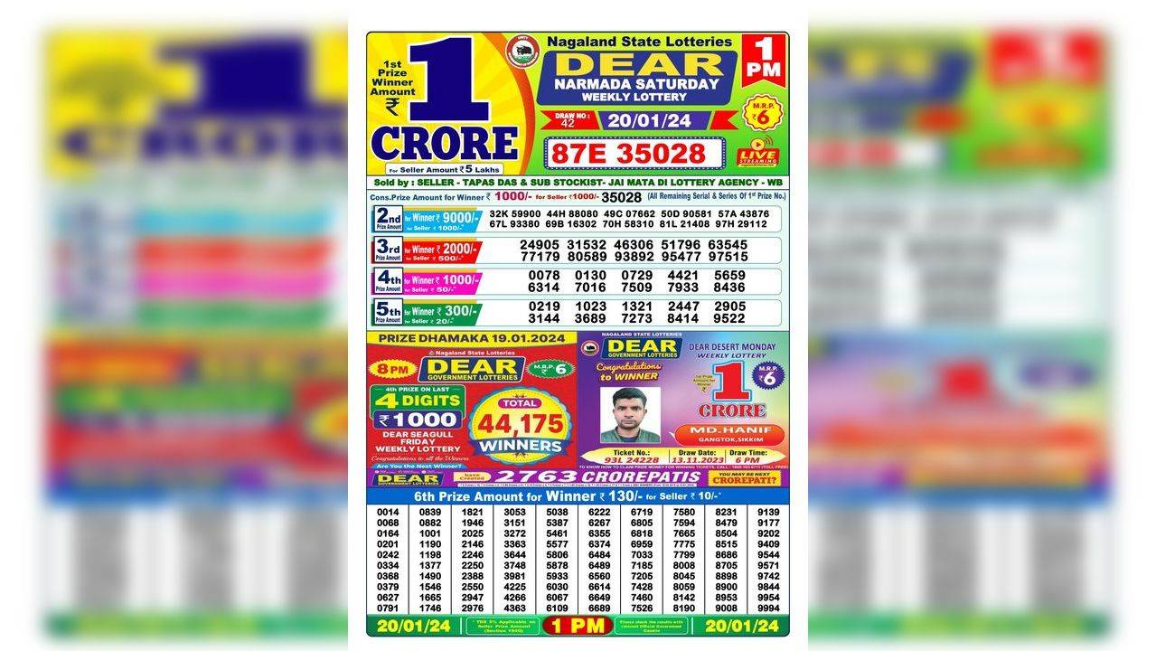 Saturday night sale lotto results 3907