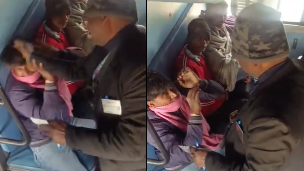 Railway Passenger Beaten UP By TTE. Watch Viral Video