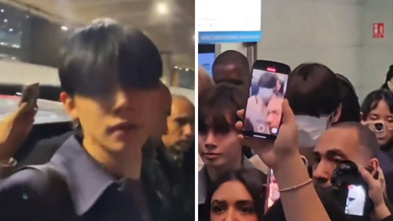 TXT get mobbed at Paris airport