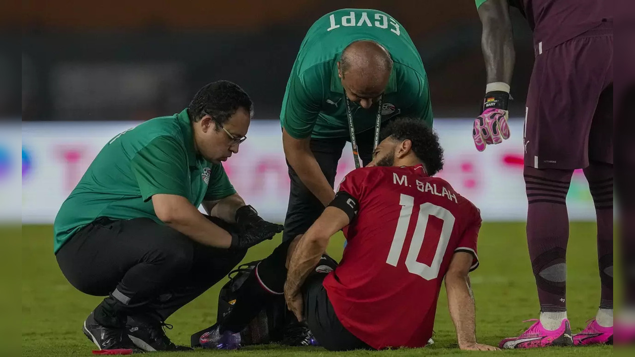 Mohamed Salah suffers injury during Egypt's AFCON match against Ghana