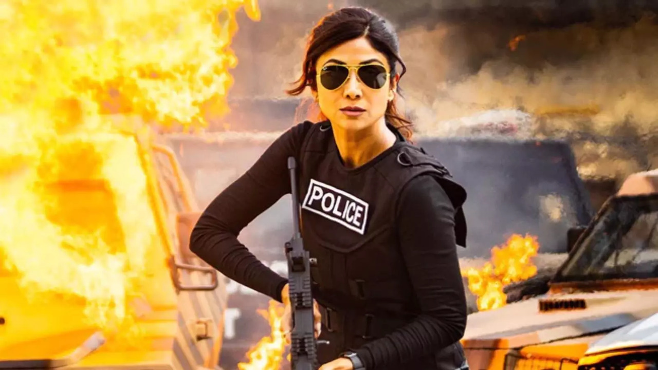 Shilpa Shetty in a still from Indian Police Force