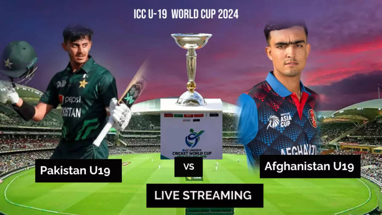 Pak U-19 Vs Afg U-19: Pakistan U-19 vs Afghanistan U-19 Live Streaming:  When And Where To Watch PAK U-19 vs AFG U-19 World Cup Match | Cricket  News, Times Now