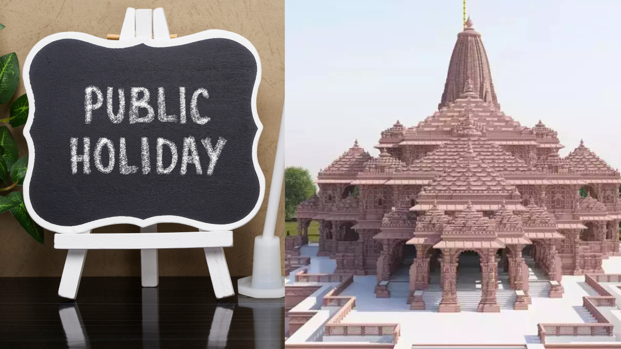 Ram Mandir Pran Pratishtha on Jan 22: Public Holiday in Pune, Mumbai