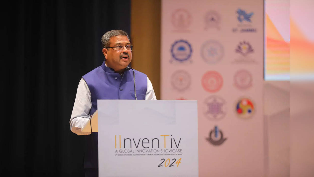 Education Minister Dharmendra Pradhan Inaugurates R&D Innovation Fair 'IInvenTiv' at IIT Hyderabad