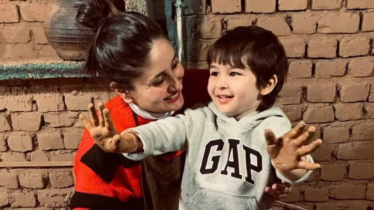 Proud Mom Kareena Kapoor Poses Wearing Son Taimur's Bronze Medal, Calls Herself 'Hysterical'