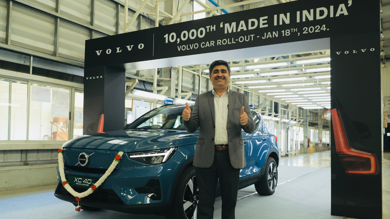 Volvo Crosses 10,000 Production Milestone In India