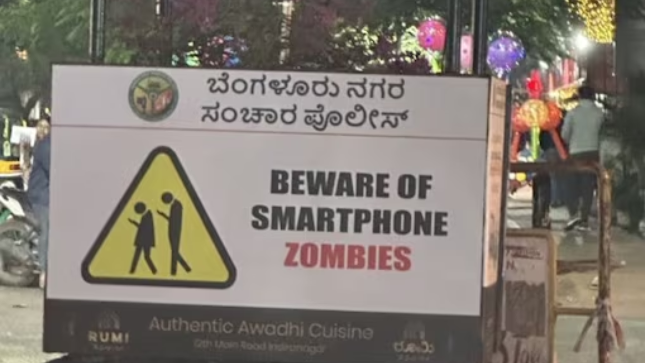 Bengaluru's Warning Billboard Shared on X