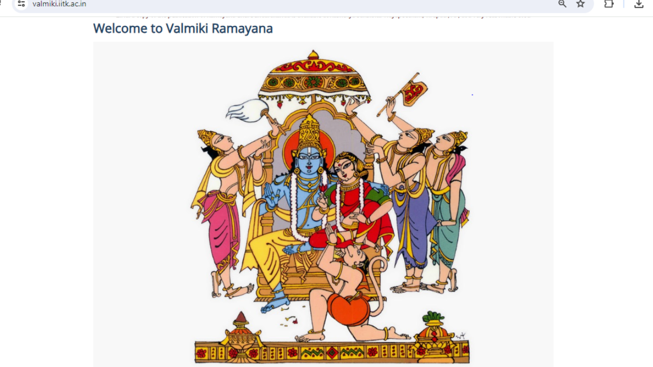 IIT Kanpur Launches Ramayana Website Ahead of Ram Mandir Inauguration