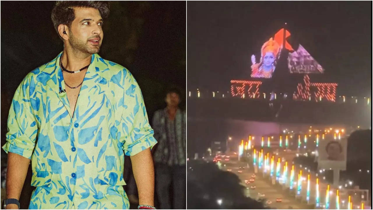 Karan Kundrra Reacts As Mumbai Sealink Lights Up Ahead Of Ram Mandir Inauguration