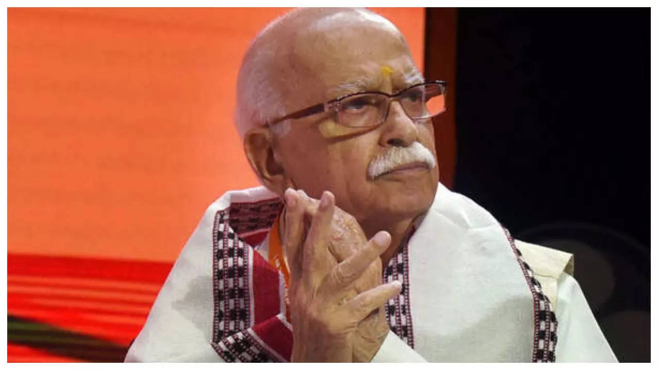 LK Advani in Ayodhya