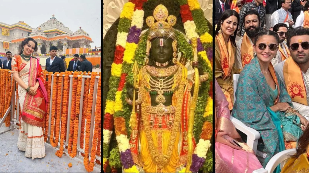 Ram Mandir Updates Rajinikanth Reaches Shri Ram Janbhoomi Temple Sonu Nigam Sings Ram Siya Ram