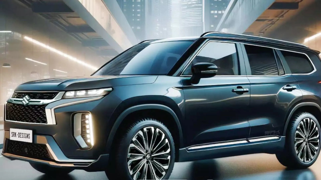 Maruti Suzuki Grand Vitara: Maruti Suzuki Grand Vitara 7-Seater Digitally Rendered Flashing Clean Design | Car News News, Times Now