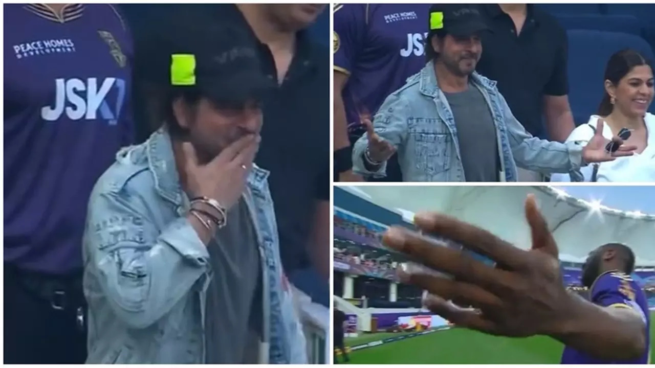 Andre Russell's Shah Rukh Khan Tribute