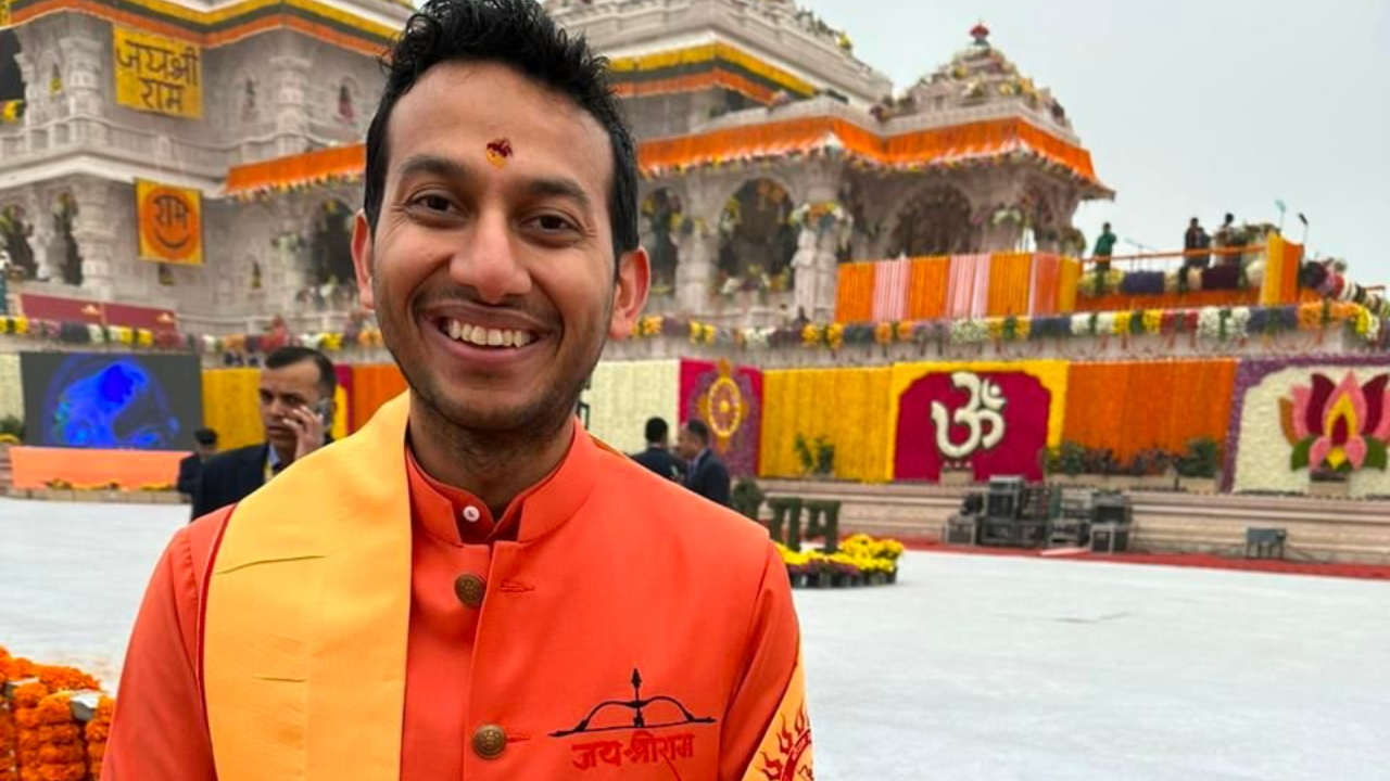 OYO founder Ritesh Agarwal shares Ayodhya Ram Mandir’s ‘close up look'