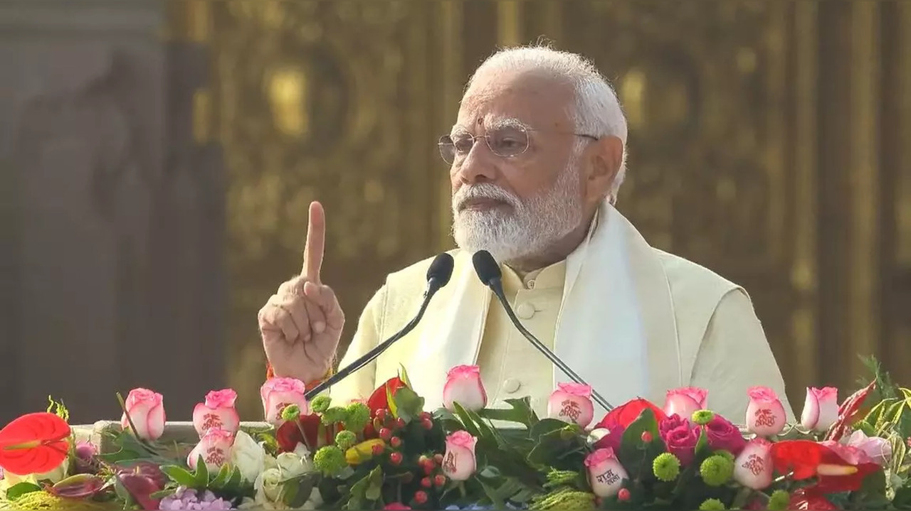 PM Modi Shares His 'Ram Rajya' Vision In Ayodhya | Full Speech