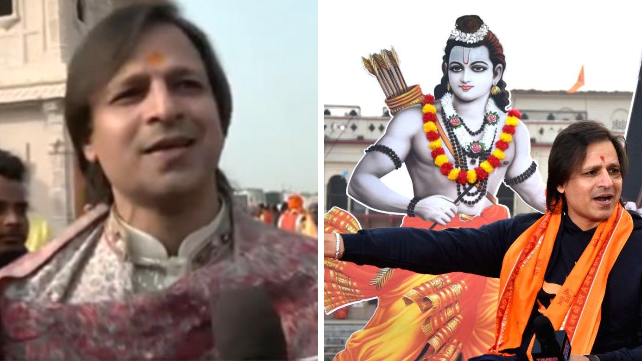 Vivek Oberoi Gets Emotional At Ram Mandir Pran Pratishtha Ceremony