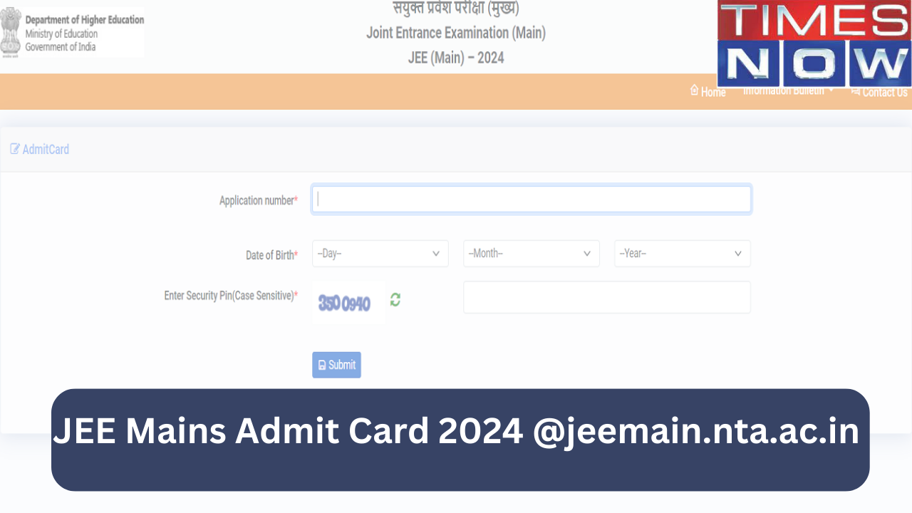 JEE Mains Admit Card 2024 Expected today for Paper 1 on jeemain.nta.ac.in, BTech/BE Exam from Jan 27