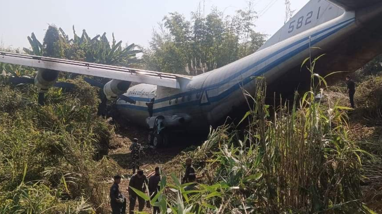 Burmese Army Plane Crash In Mizoram