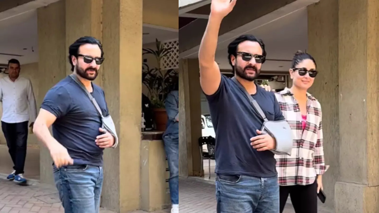 After Tricep Surgery, Saif Ali Khan Returns Home From Hospital With Kareena Kapoor