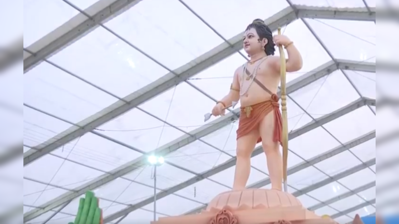 Uttar Pradesh's special tableau depicting an idol of Ram Lalla