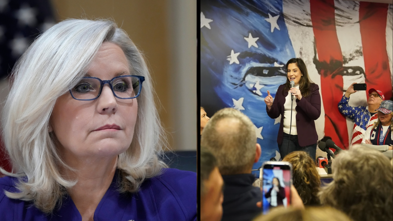 Liz Cheney and Elise Stefanik