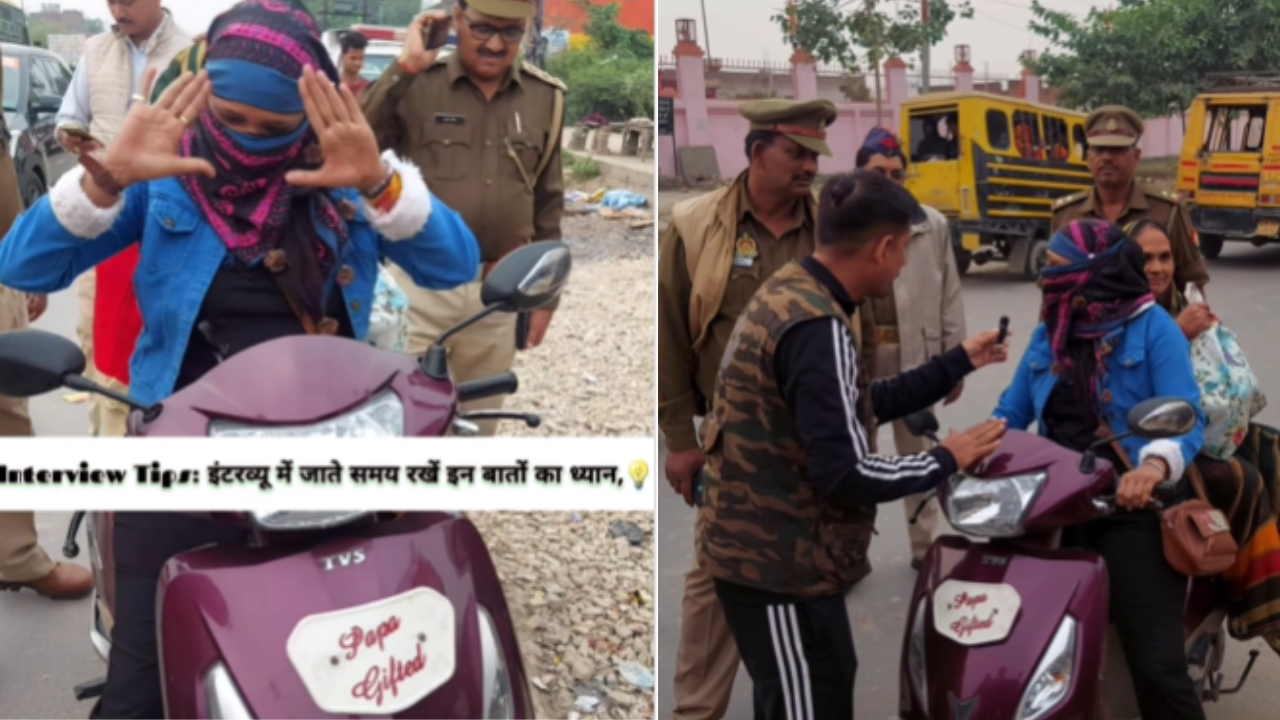 Video Of Lucknow Girl With Number Plate 'Papa Gifted' Goes Viral.