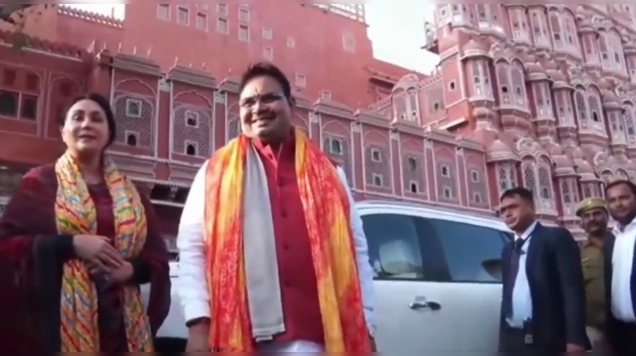 Bhajanlal Sharma Inspects Amer Fort, Hawa Mahal Ahead Of Emmanuel Macron's Jaipur Visit