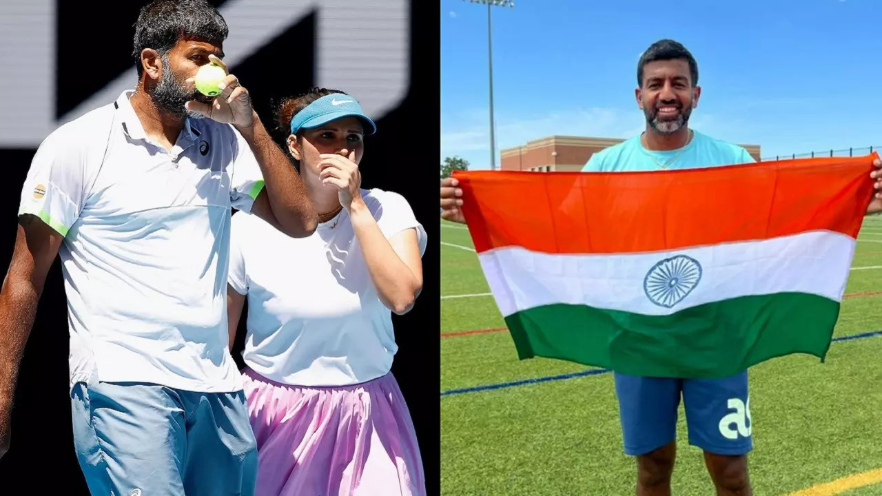 Sania Mirza reacts after Rohan Bopanna becomes oldest world No. 1 player in Tennis history