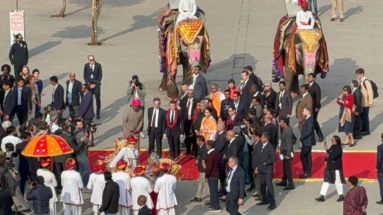 Macron In Jaipur