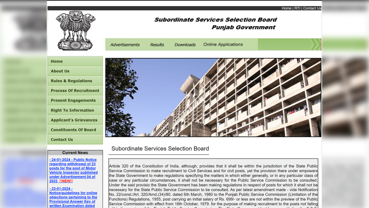 PSSSB Senior Assistant Admit Card 2024