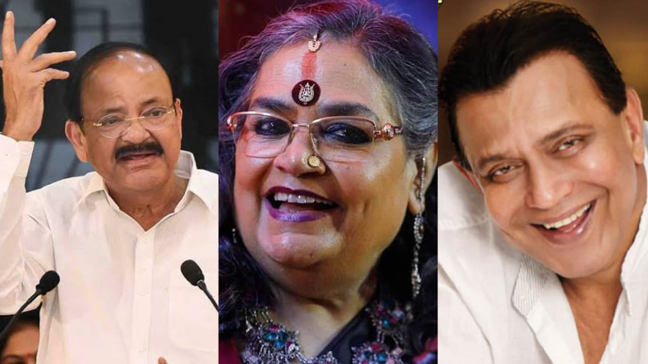 Venkaiah Naidu; Mithun Chakraborty, Usha Uthup