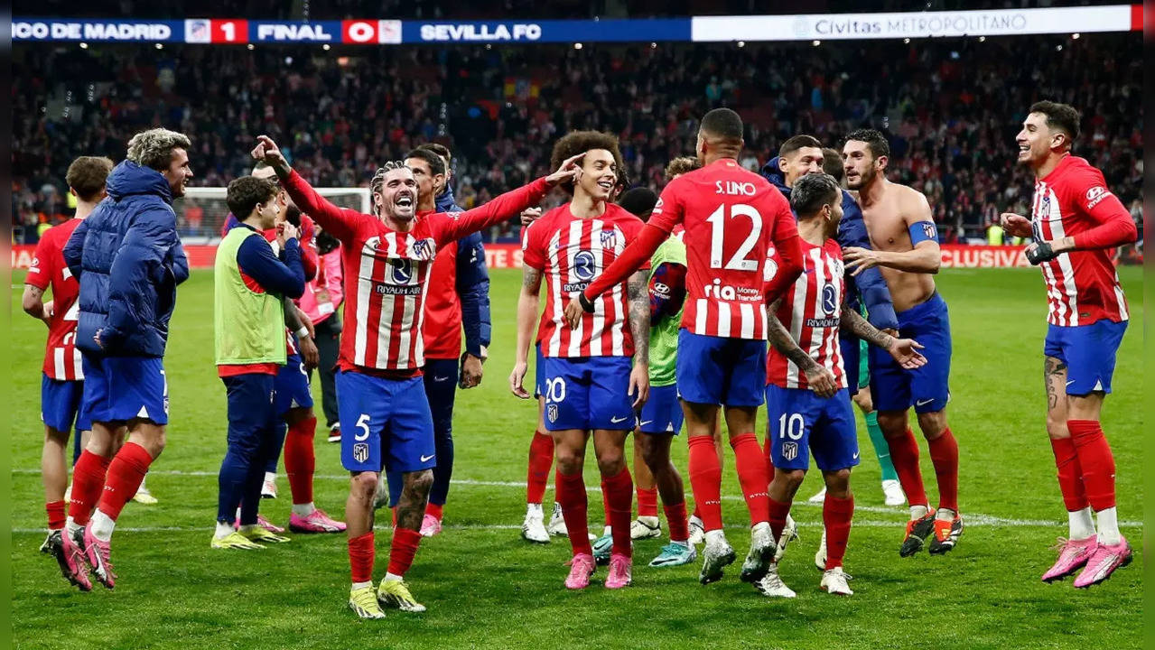 Atletico Madrid beat Sevilla in Copa del Rey.