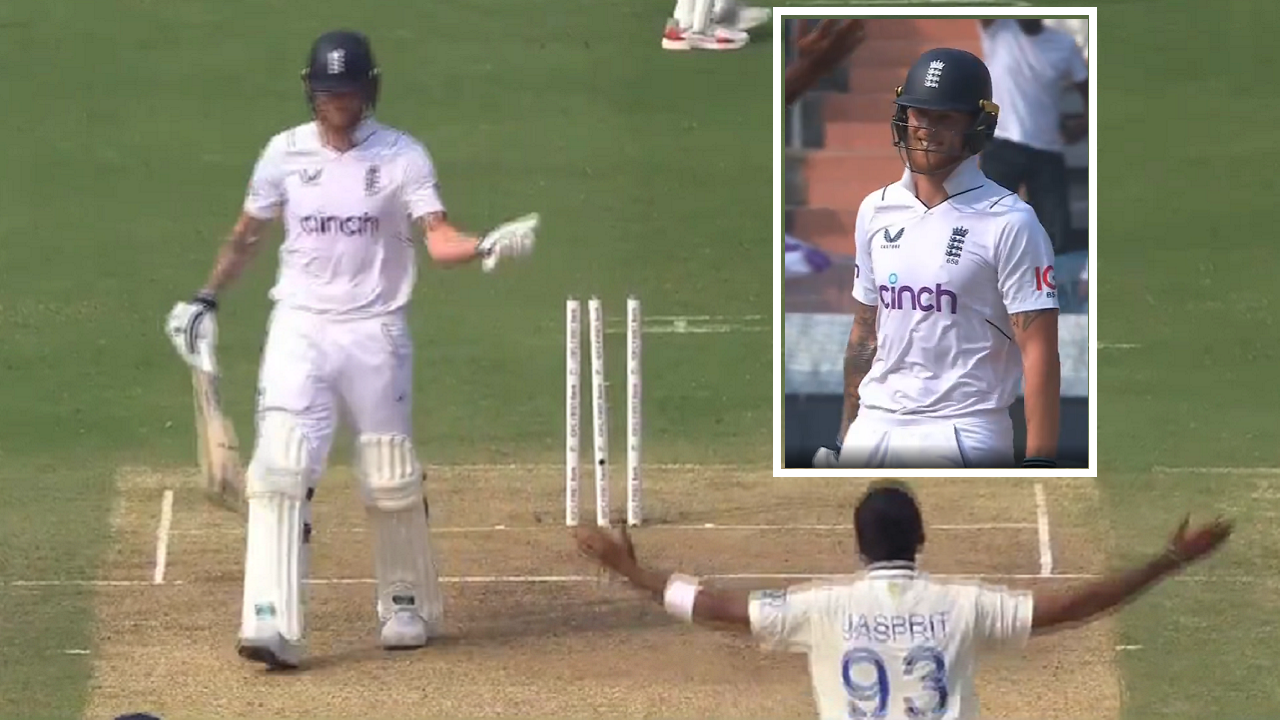 Ben Stokes reaction after getting dismissed by Jasprit Bumrah goes viral