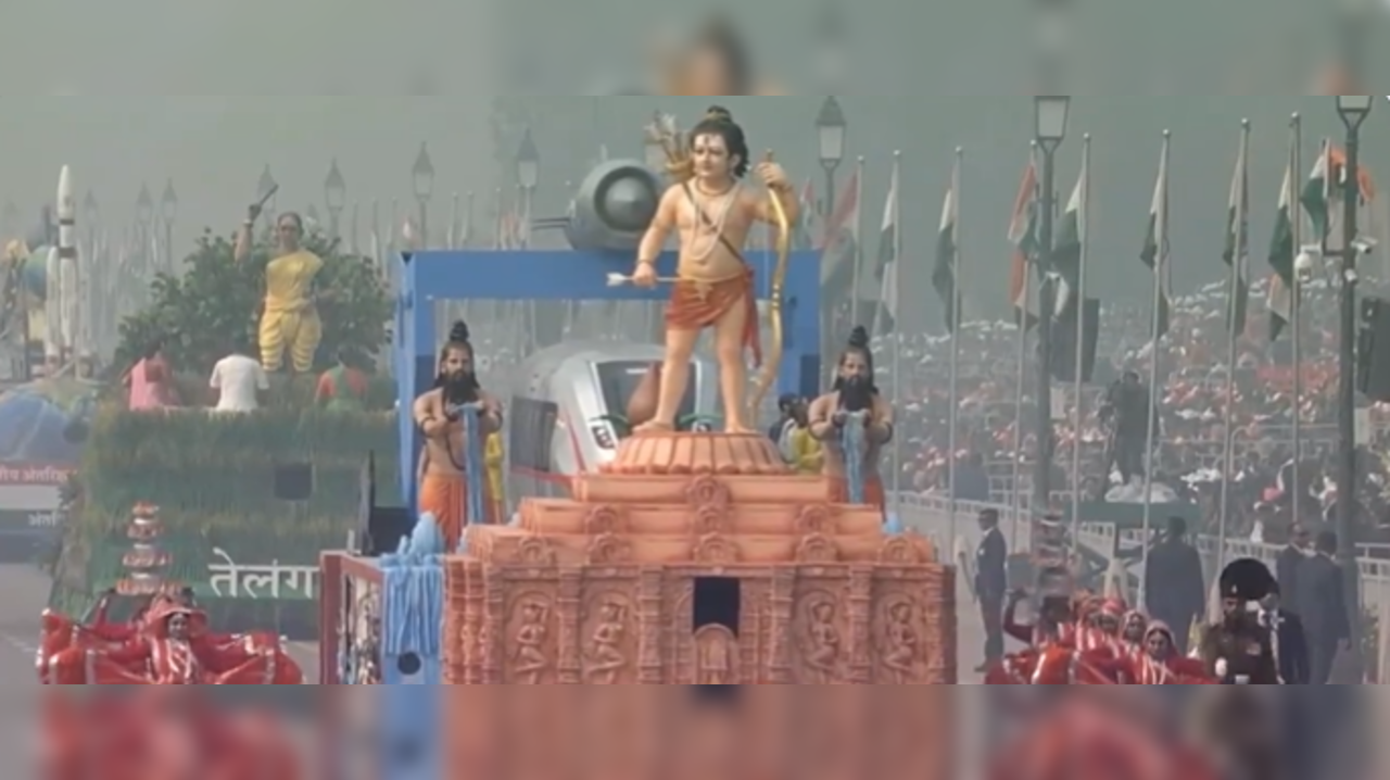 Ram Lalla idol at Republic Day parade